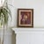 Mauve Signed Purple Pink Mauve Abstract Polychrome Painting in Faux Bamboo Frame For Sale - Image 8 of 10