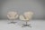Silver Leather Swan Chairs by Arne Jacobsen for Fritz Hansen, 2006, Set of 2 For Sale - Image 8 of 16