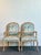 French Provincial Vintage Faux Bois Fauteuil Chairs - A Pair For Sale - Image 3 of 12