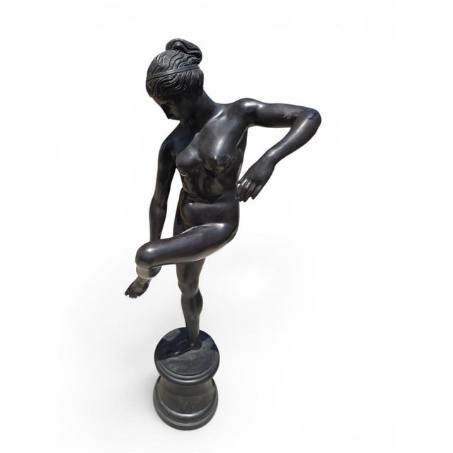 Large Greek Style Sculpture of Aphrodite (Venus), 1940, Bronze For Sale - Image 6 of 9