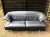 Mid-Century Modern Blue-Grey Leather Sofa from Saporiti Italia, 1980s For Sale - Image 3 of 12