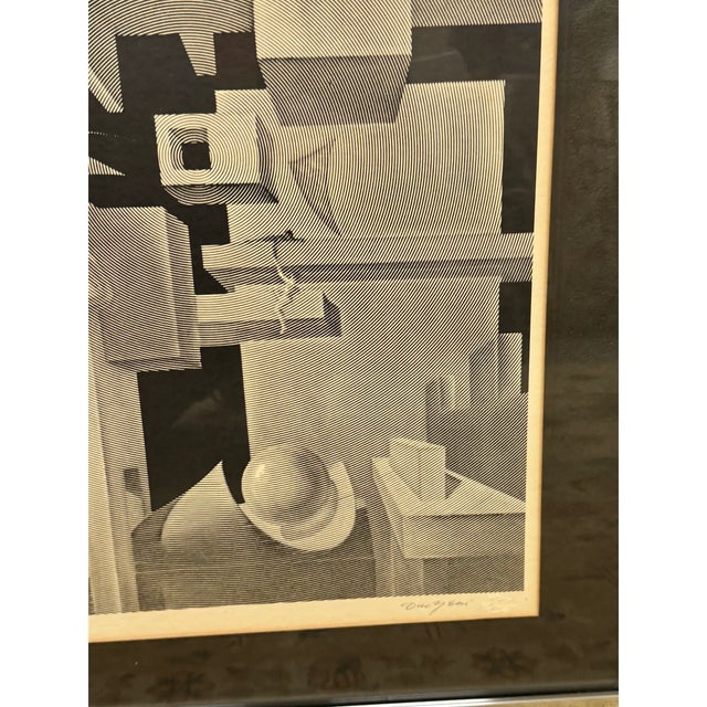 Paper Delbart Duchein the Builders Lithograph, Signed For Sale - Image 7 of 11