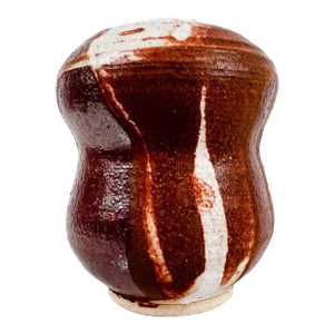 1977 Guenther Art Pottery Drip Glazed Bud Vase Signed