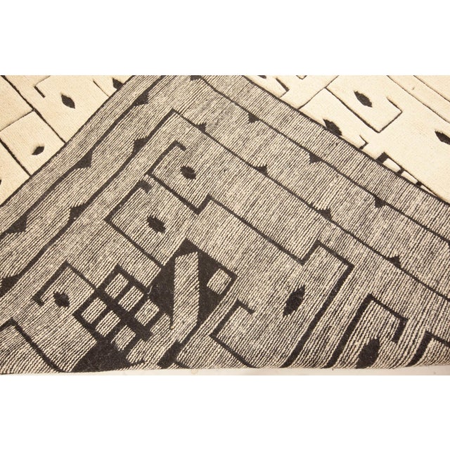 Contemporary Scandinavian Beige Carpet "Skvattram" by Doris Leslie Blau For Sale - Image 9 of 9