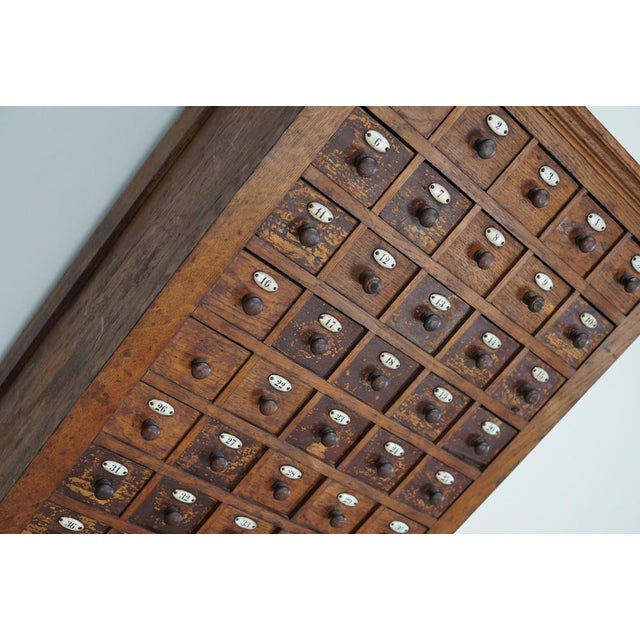 French Jewelers Cabinet in Oak For Sale - Image 6 of 18