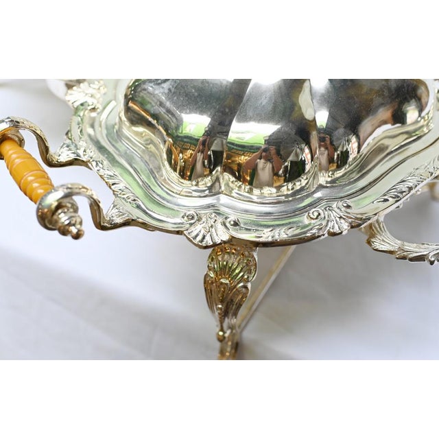 Metal Silver Plate Food Warmer, Sheffield For Sale - Image 7 of 17
