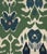 Shabby Chic Green/Navy Lee Jofa Marco Polo Pillows- A Pair For Sale - Image 3 of 3
