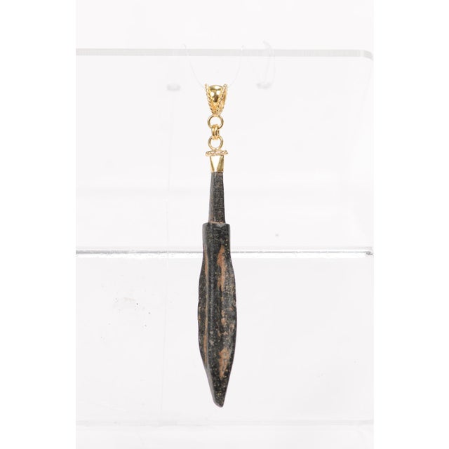 Roman Spear Pendant W 21k Bail For Sale - Image 12 of 13
