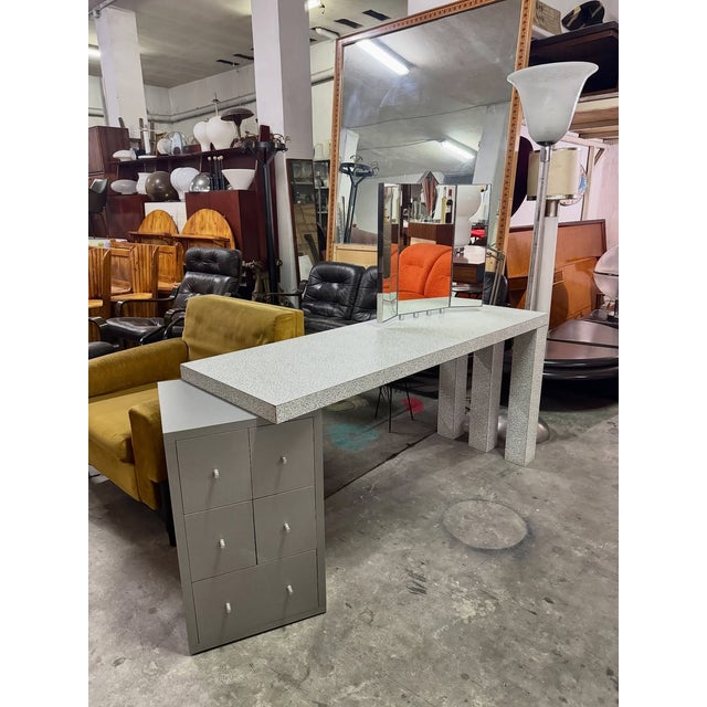 Gray Vintage Console Table by Antonia Astori for Driade, 1980s For Sale - Image 8 of 11