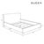 Transitional Stoffer Home x Cloth & Company Julia Wingback Bed in Muave Mini Gingham, Queen For Sale - Image 3 of 7