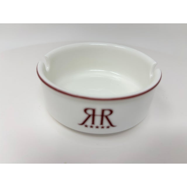 Villeroy & Boch Vintage Villeroy & Boch for Le Royal Luxembourg Porcelain Hotel Ashtray For Sale - Image 4 of 6