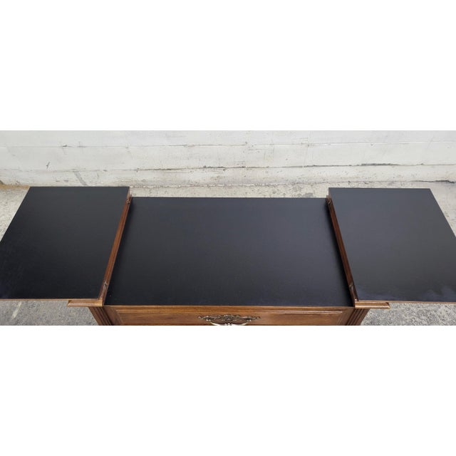 Late 20th Century Vintage Stanley Furniture Flip Top Server For Sale - Image 5 of 12