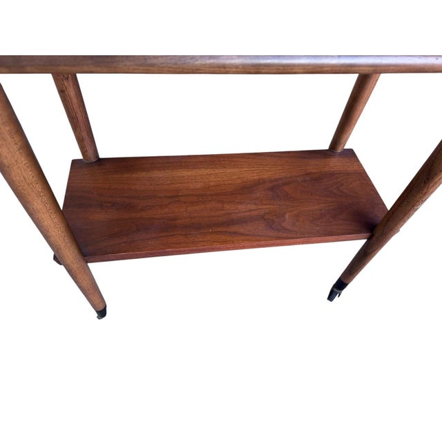 Mid 20th Century 2 Tier Bar Cart by Lane For Sale In Chicago - Image 6 of 10