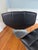 Knoll Authentic Knoll Studio-Jehs+Laub Pedestal Lounge & Ottoman-Black Leather/Silver Base For Sale - Image 4 of 6