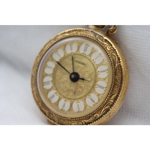Metal Swiss Gold Pocket Watch, 1920s For Sale - Image 7 of 18