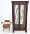 Fine Carved Mahogany Claw Feet Glass Shelved Bookcase Display Cabinet Stunning For Sale - Image 4 of 12
