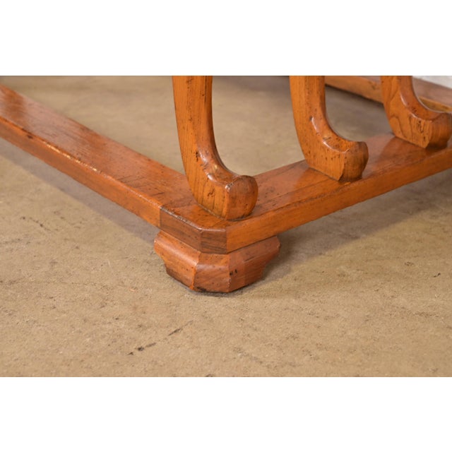 Brown Baker Furniture Modern Art Deco Sculptural Burl Wood End Table or Nightstand For Sale - Image 8 of 11