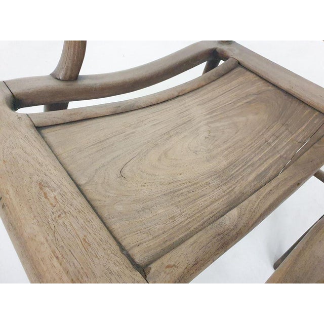 19th-Century Chinese Moon Gazer Lounge Chair For Sale - Image 12 of 18