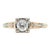 Antique Edwardian 14 Karat Gold & Diamond Engagement Ring For Sale