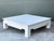 Vintage Monumental Grasscloth Coffee Table For Sale - Image 10 of 12