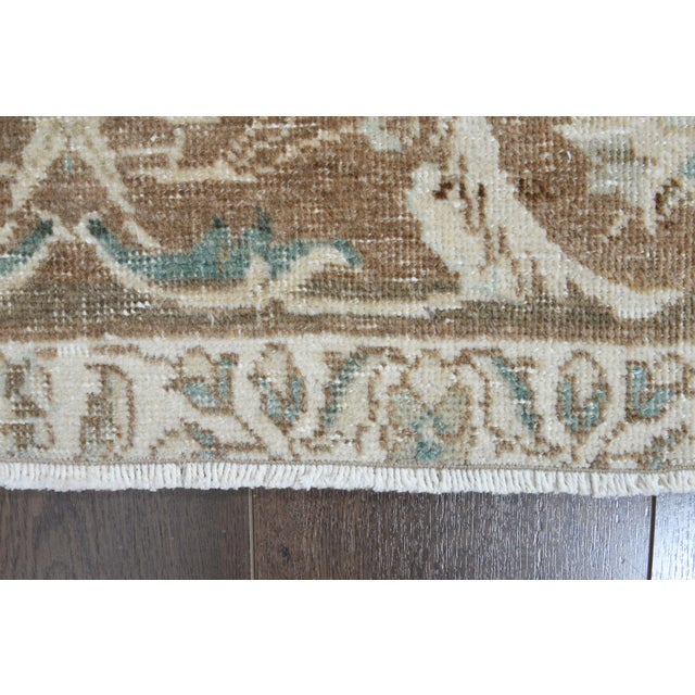 1970s 1970s Vintage Persian Handknotted Wool Orange Oversize Area Rug For Sale - Image 5 of 11