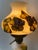 1980s Vintage Victorian Hurricane Opaque 3d Table Lamp - "Gone With the Wind" Featuring Raised, Hand-Painted Floral Motifs on Milk Glass a Marble Base For Sale - Image 5 of 10