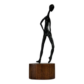 Late 20th Century Walking Man Sculpture For Sale