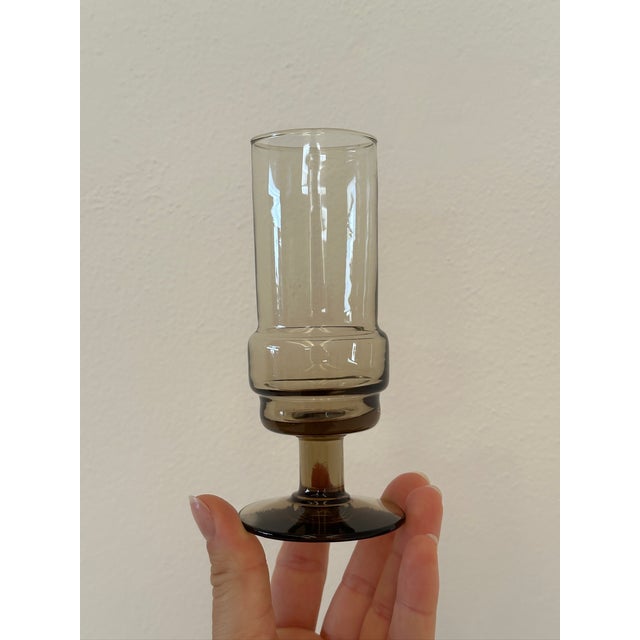 Glass Vintage Glasses from Willem Heessen, 1970s, Set of 12 For Sale - Image 7 of 18