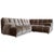 Fabric Velour Grey Oyster Mushroom Ocean 7 Corner Sofa from Bretz For Sale - Image 14 of 14