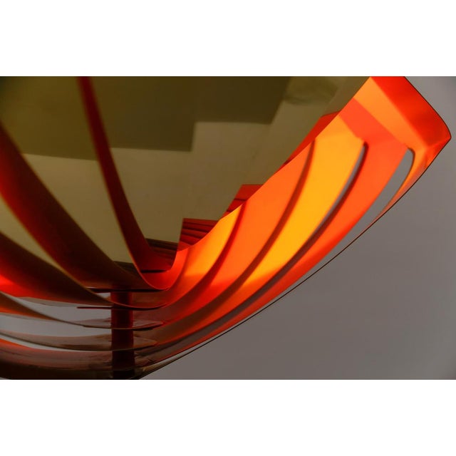 Danish Conch Pendant Lamp in Glass and Metal by Louis Weisdorf for Lyfa, Denmark, 1960s For Sale - Image 15 of 16