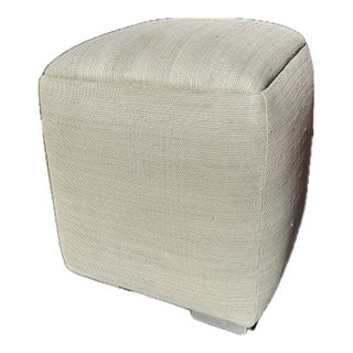 Woven Soft Leather Otter Stool For Sale