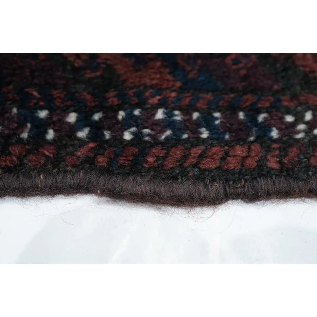 19th Century Vintage Balouch Rug 1'7'' x 2'9'' For Sale - Image 5 of 10