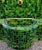 Tamegroute Green Handmade Moroccan Mosaic Tile Fountain For Sale - Image 4 of 6
