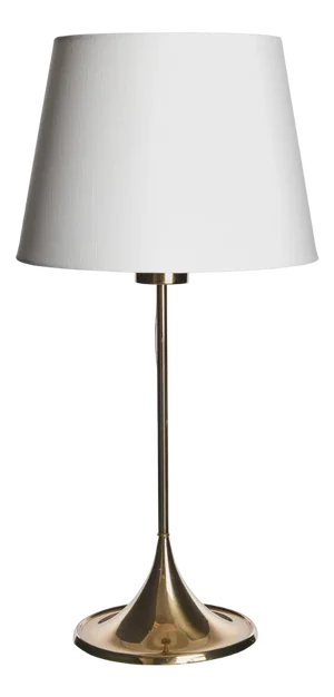 Scandinavian Modern Brass B-024 Table Lamp from Bergboms, Sweden, 1960s