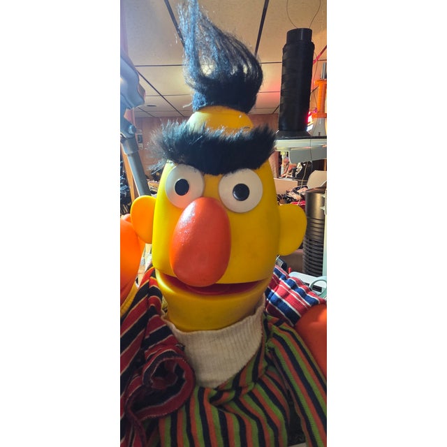 American Bert and Ernie "Sesame Street" Hand Puppets For Sale - Image 3 of 7