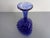 Blue Italian Blue Bubble Glass Vase, 1960s For Sale - Image 8 of 18
