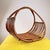 Wood Vintage Wicker Magazine Rack, 1970s For Sale - Image 7 of 10