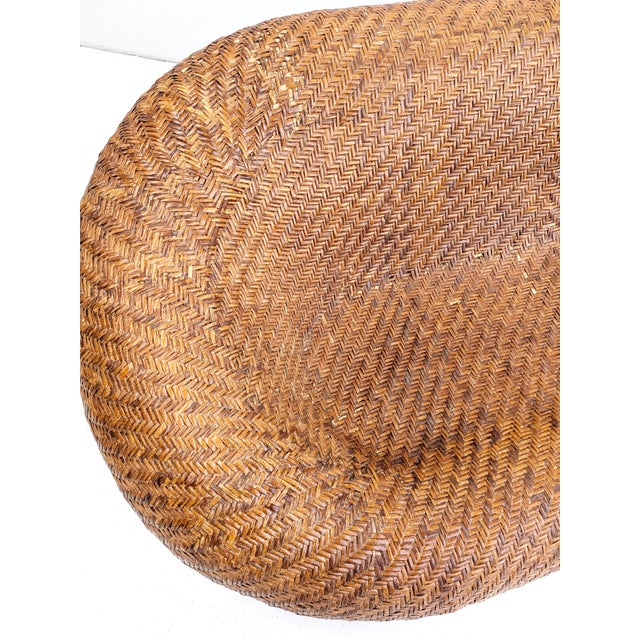 Woven Rattan Egg Sofa from Habitat, 1970s For Sale - Image 4 of 7