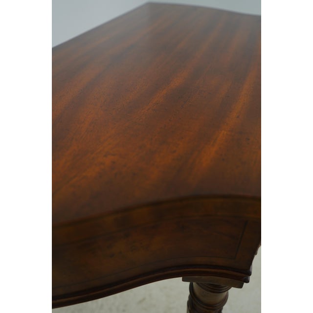 Maitland Smith French Louis XVI Mahogany Console For Sale - Image 10 of 18