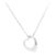 Tiffany & Co Elsa Peretti Open Heart Sterling Silver Pendant for a Necklace For Sale