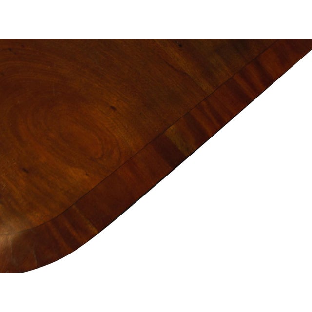 19th Century 19th-C. Triple Pedestal Dining Table For Sale - Image 5 of 15