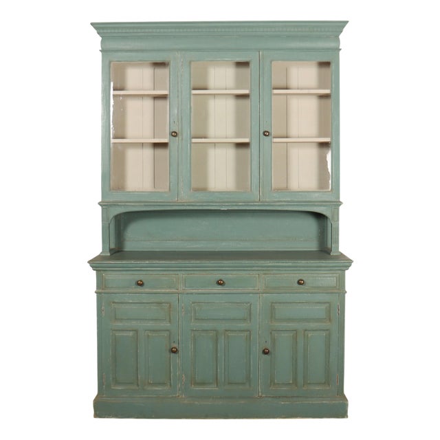 Scottish Oak Kitchen Cabinet, 1890s For Sale