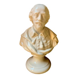 Parian Porcelain Bust of William Shakespeare For Sale