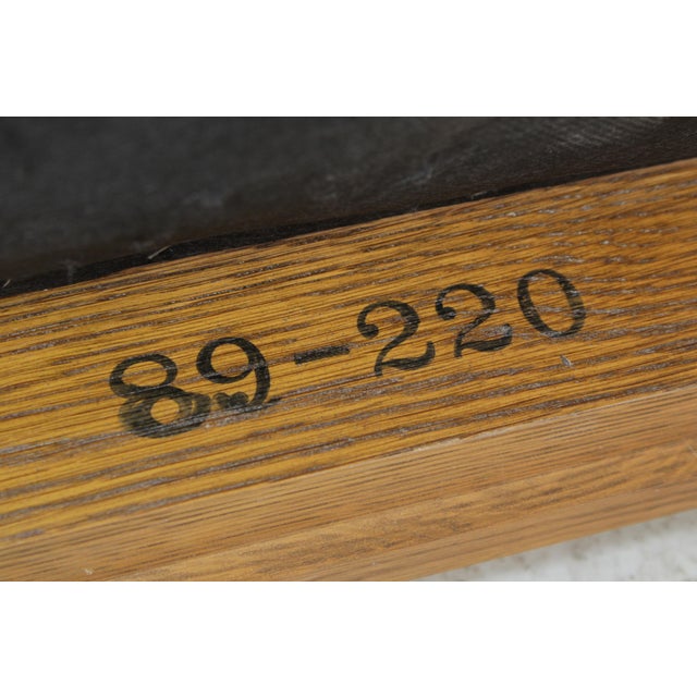Stickley Mission Oak Prairie Settee Sofa For Sale - Image 16 of 18