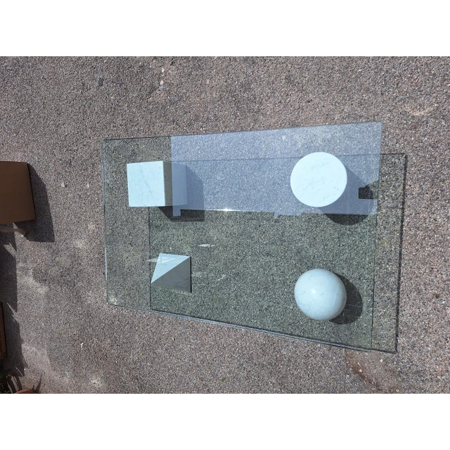 Metafora Coffee Table in White Carrara Marble by Massimo and Lella Vignelli for Casigliani, 1980s For Sale - Image 10 of 18
