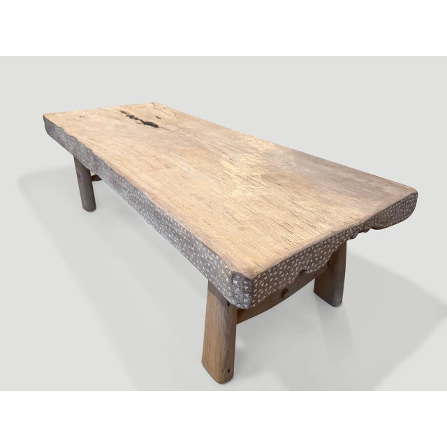 Andrianna Shamaris Impressive Shell Inlay Coffee Table For Sale - Image 4 of 6