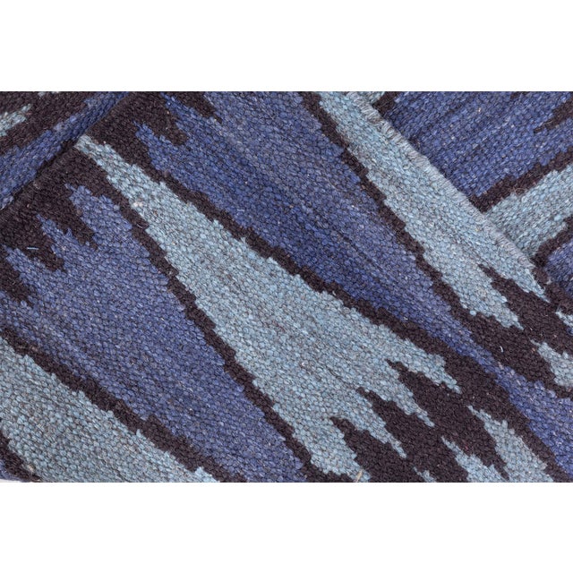 Contemporary Modern Swedish Flat Weave Runner (Fragment) Doris Leslie Blau For Sale - Image 3 of 8