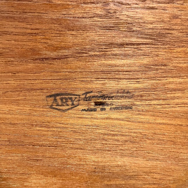 Mid-Century Modern Swedish Teak Wood Serving Tray by Ary, 13-Inch For Sale In San Diego - Image 6 of 7