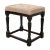 Wood English 18th Century Ebonized Wood & Upholstered Stool For Sale - Image 7 of 7