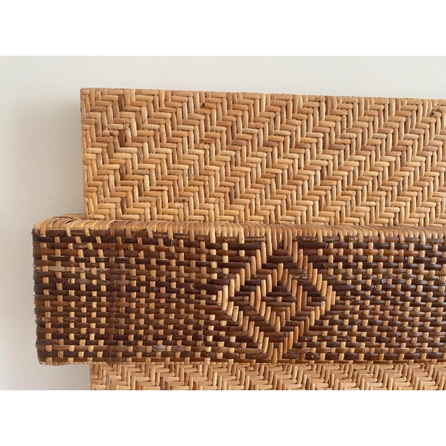 British Colonial Vintage Queen Headboard Ralph Lauren Style For Sale - Image 4 of 4